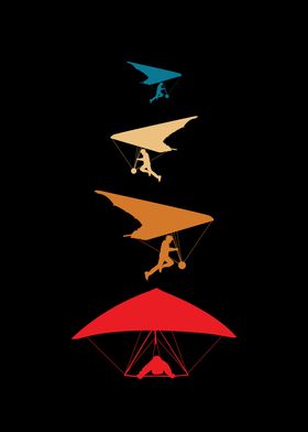 Vintage hang gliding