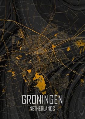 Groningen Netherlands Map