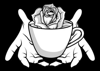 Flower Tea Tea Drinker Gif