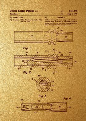 48 Duck Call Patent 1979