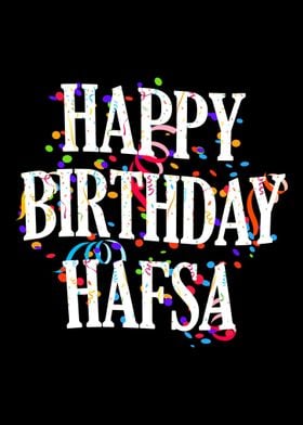 Happy Birthday Hafsa