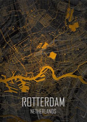 Rotterdam Netherlands Map