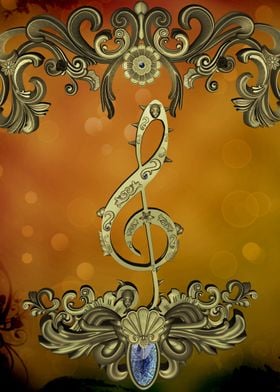 Elegant clef