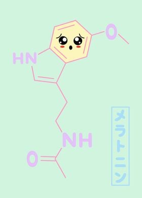 Kawaii Melatonin Structure