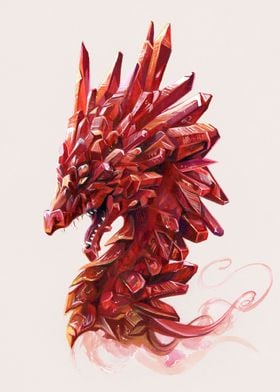 Ruby Crystal Dragon