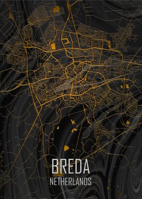 Breda Netherlands Map