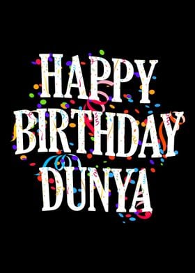 Happy Birthday Dunya