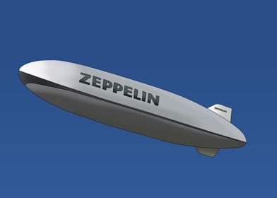 Zeppelin digital painting