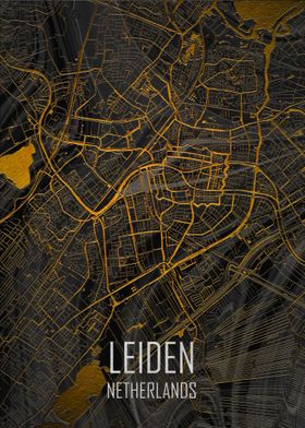 Leiden Netherlands Map