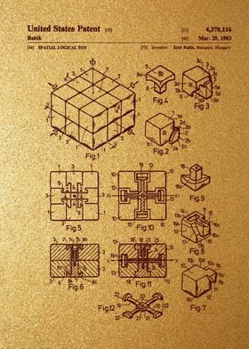 9 Rubiks Cube Patent