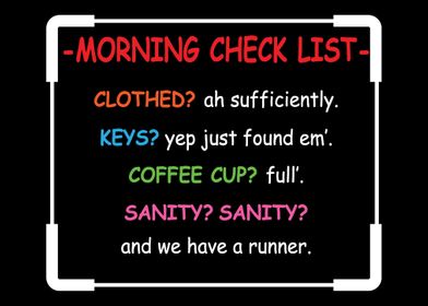 Sanity Runner Funny Profes