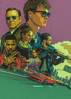 Baby Driver Movies Poster