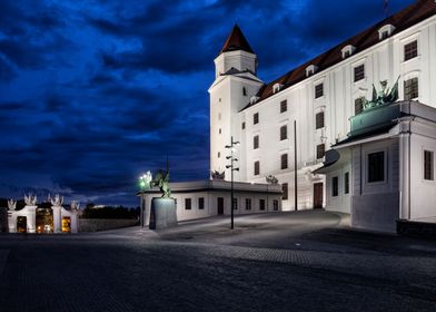 Bratislava Castle At Night