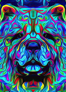 Chow Chow Abstract