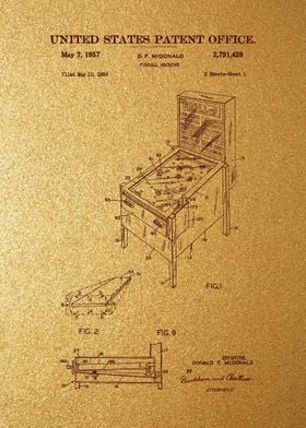 2 Pinball Machine Patent