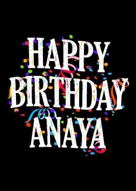 Happy Birthday Anaya