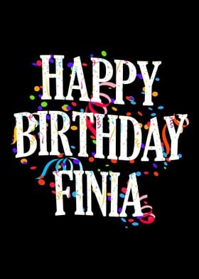 Happy Birthday Finia