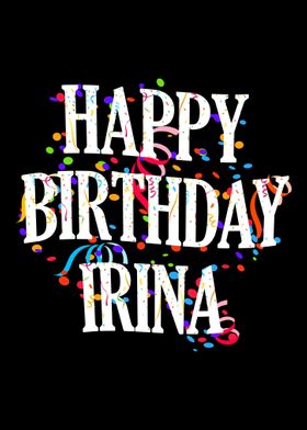 Happy Birthday Irina