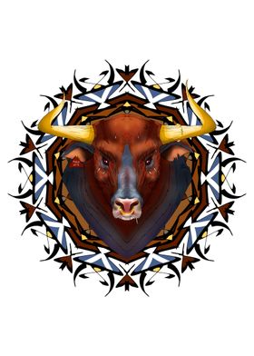 Bull mandala