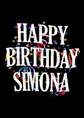 Happy Birthday Simona