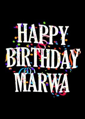 Happy Birthday Marwa