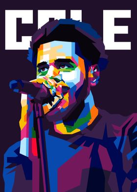 j Cole pop art