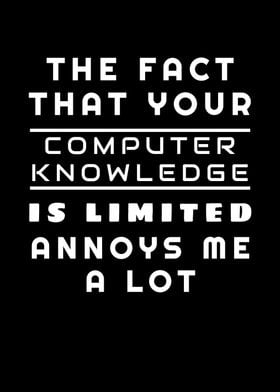 Limited Computer Knowledge