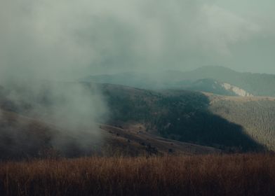 Clumps of fog