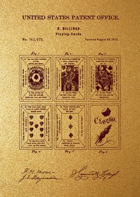 22 Playing Cards Patent