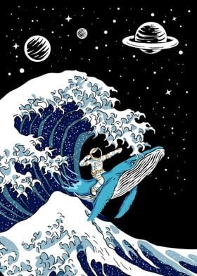 astronaut kanagawa wave 