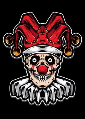 10 Halloween Clown 10' Poster by Tara Anderson | Displate