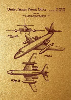 25 1961 Lockheed Airplane