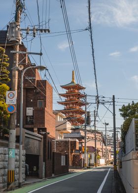 Fukuoka Backalley Pagoda