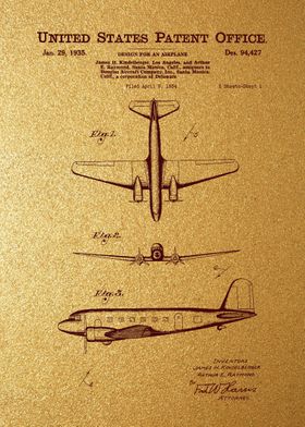 26 Douglas DC2 Plane Pat