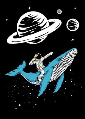 whale And astronaut