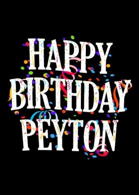 Happy Birthday Peyton