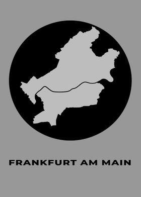 frankfury am main map