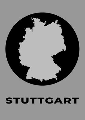 map stuttgart germany 