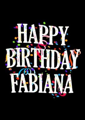 Happy Birthday Fabiana