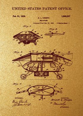 21 1928 Helicopter Patent