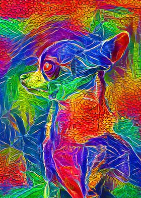 Chihuahua Rainbow Mosaic