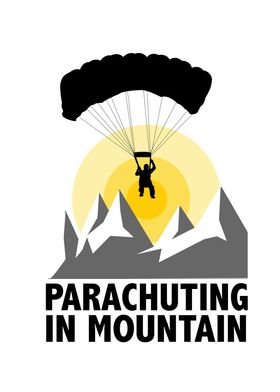 Parachuting in mountain