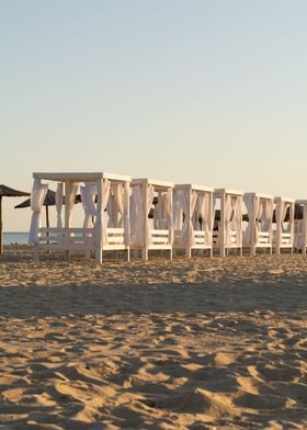 Beach at sunset