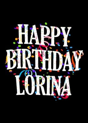 Happy Birthday Lorina