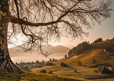 Sunrise in Switzerland