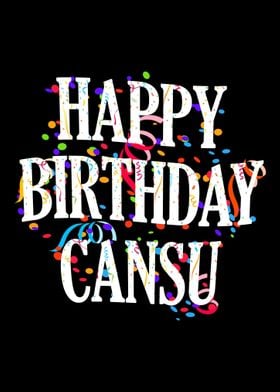 Happy Birthday Cansu