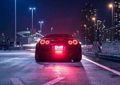 Nissan GTR brake lights