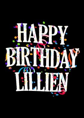 Happy Birthday Lillien