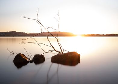 Sunset at the lake