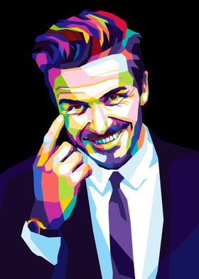 david  beckham pop art